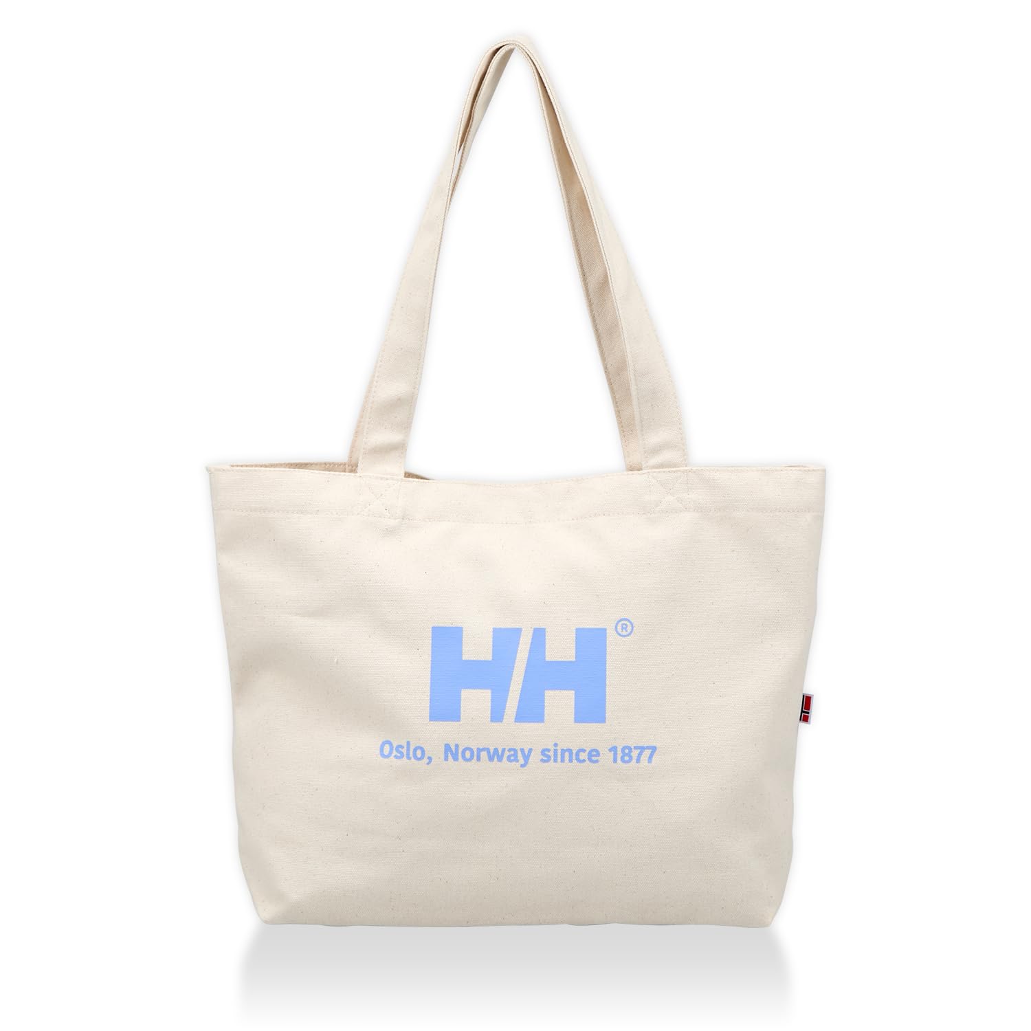 

Helly Hansen Organic Cotton Logo Tote Horizontal Shoulder Pale Blue Bag, Medium, Tote, Bag, Unisex, HY92321,
