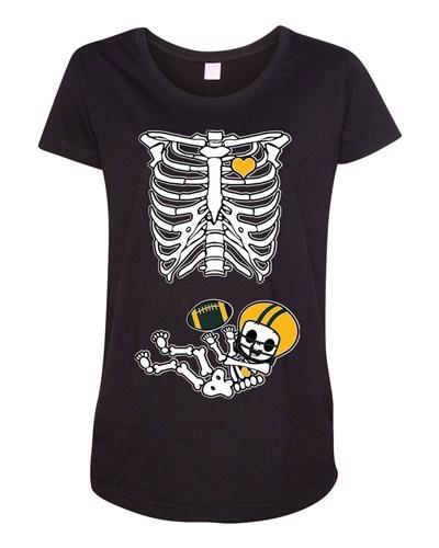 Baby Skeleton Green Bay Football Maternity DT T-Shirt Tee Unisex T-Shirt XL