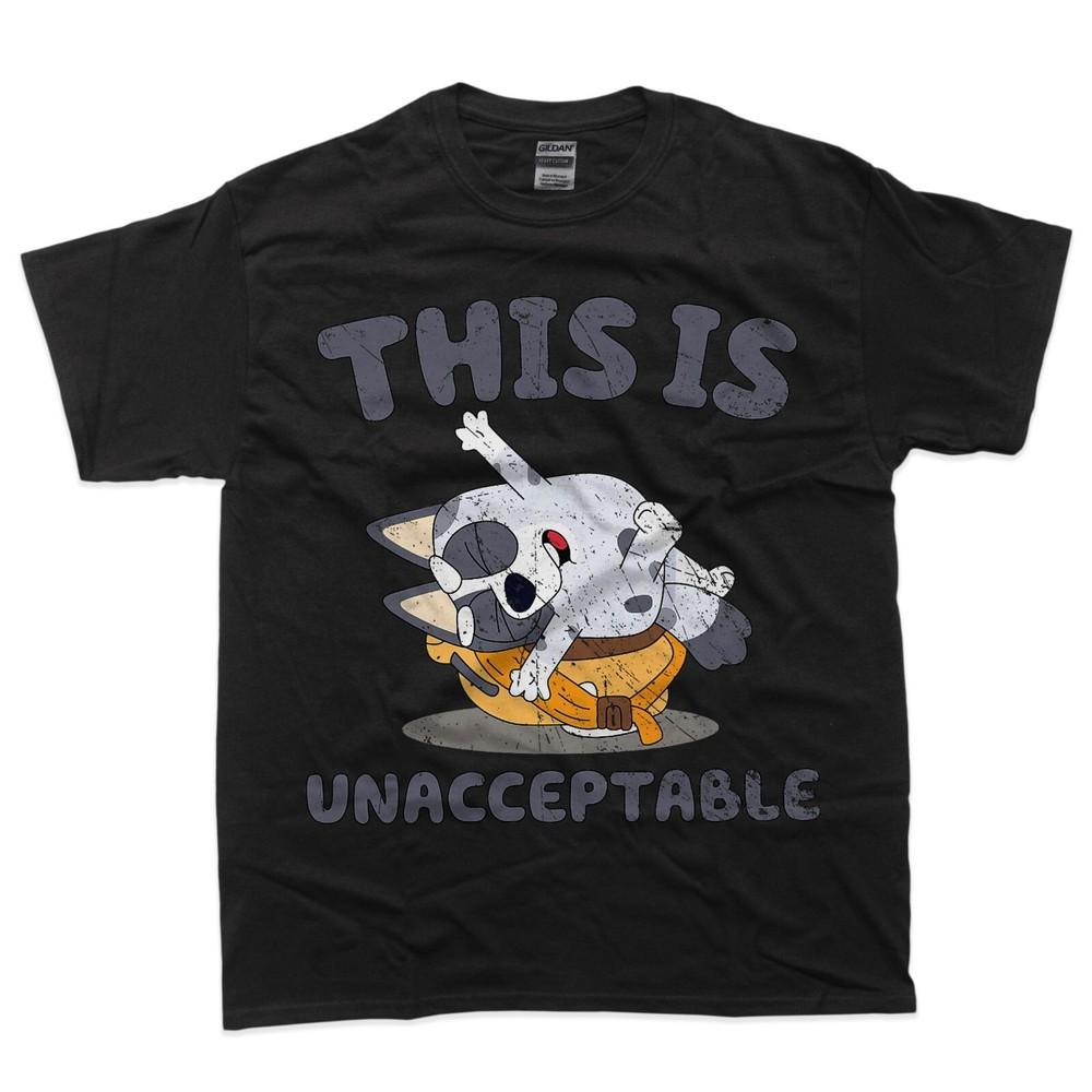 

Muffin This Is Unacceptable Blue Tan Heeler Grunge T-Shirt 2XL