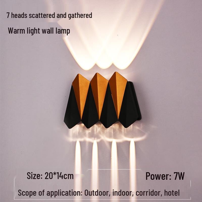 Airplane Series Outdoor Minimalist Wall Light for Villa, Courtyard, Balcony, Corridor, Aisle, or Stairway