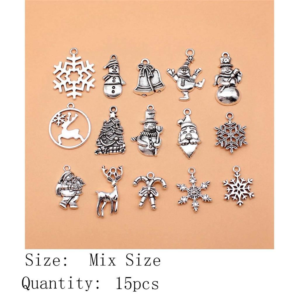 Father's Day Big Charms Easter Christmas Mixed Set Charms Pendant Items Pendants For Jewelry Crafting