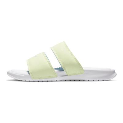 Benassi Duo Ultra Slide White/Yellow Women's 819717-111