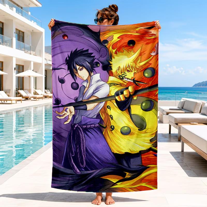 Ninja Team Adventures Beach Towel, Microfiber Beach Towel, Perfect For Pool, Beach, Travel, Home Decor Beach Party Fan gifts