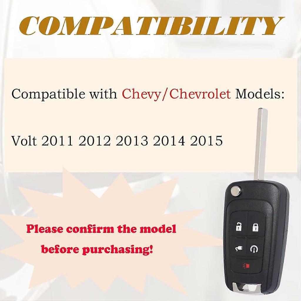 2025 Newest Car Key Fob Replacement Parts for Chevrolet Volt 2011 2012 2013 2014