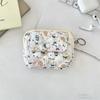 Multifuctional Mini Canvas Coin Purse Korean Style Sanitary Napkin Storage Bag Cute Wallet  Travel