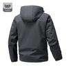 Men's Outdoor Softshell Jacket - Detachable, Windproof & Waterproof, Trendy Mountaineering & Casual Sports Outerwear