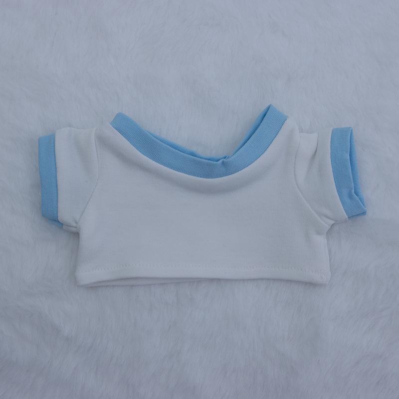 Versatile Color Block T-shirt for 10-20cm Cotton Doll Plush Toys