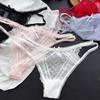 Lenjerie intimă de vară pentru femei, sexy și atrăgătoare, din dantelă pură, cu decupaje, deschidere înaltă, model T
