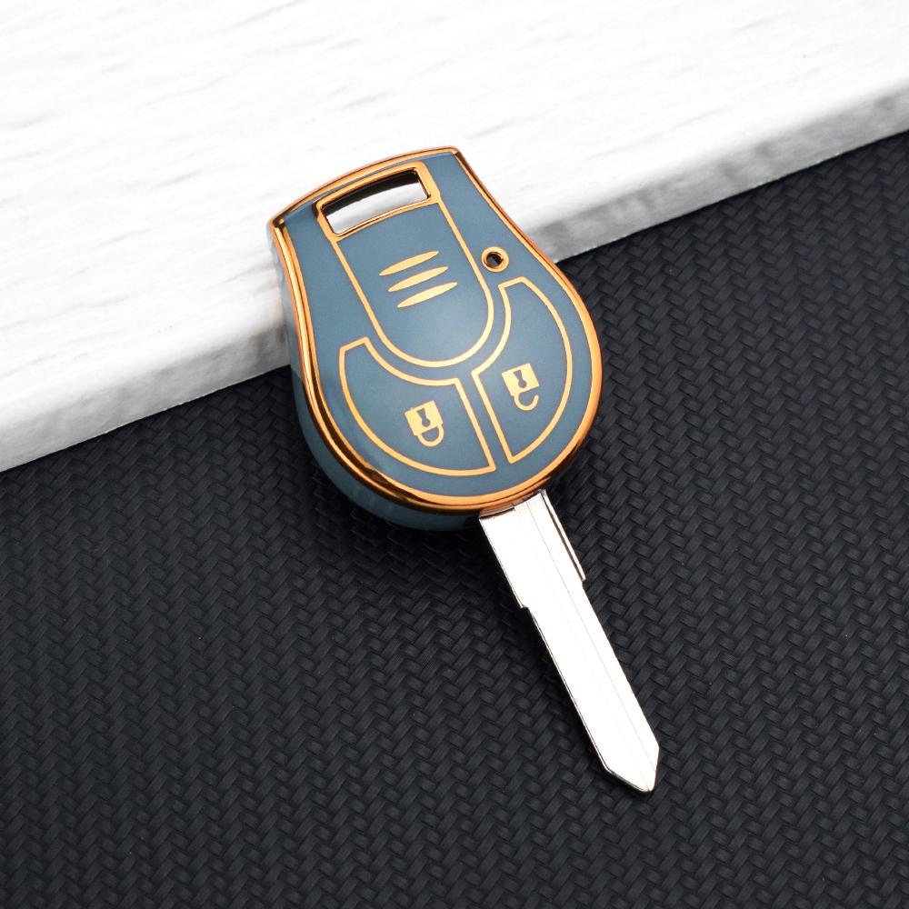 Car Key Case For Nissan Sylphy Cube Juke Rogue Micra Qashqai Altima Maxima Sentra Versa Transmiter 2/3 Buttons Cover Key Chain