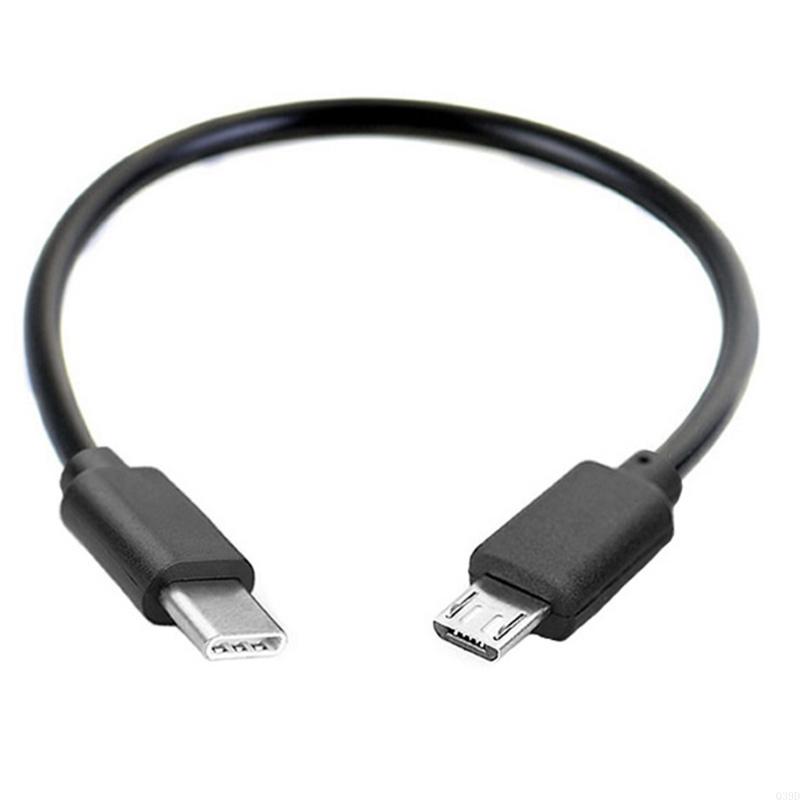 30cm Type C to Micro USB Male Sync Charge OTG CHARGER Cable Cord Adapter For Phone Huawei Samsung Xiaomi Usbc Wire