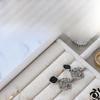 Samt 3-Schicht Acryl Schmuck Organizer Box