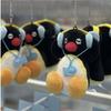 Pinguin Plüsch Schlüsselanhänger Spielzeug Niedliche Kopfhörer Tragende Stoffpuppe Lustige Cartoon Tasche Anhänger Rucksack Geldbörse Dekor Überraschungsgeschenk