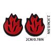 2Pcs Tennis Vibration Dampener Silicone Racquet Shock Absorbers Flame Shape Tennis Racket Dampeners Tennis Accessories