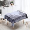 Winter Snow Tablecloth Beautiful  Anti-fouling Waterproof Rectangular Kitchen Table Home Decoration