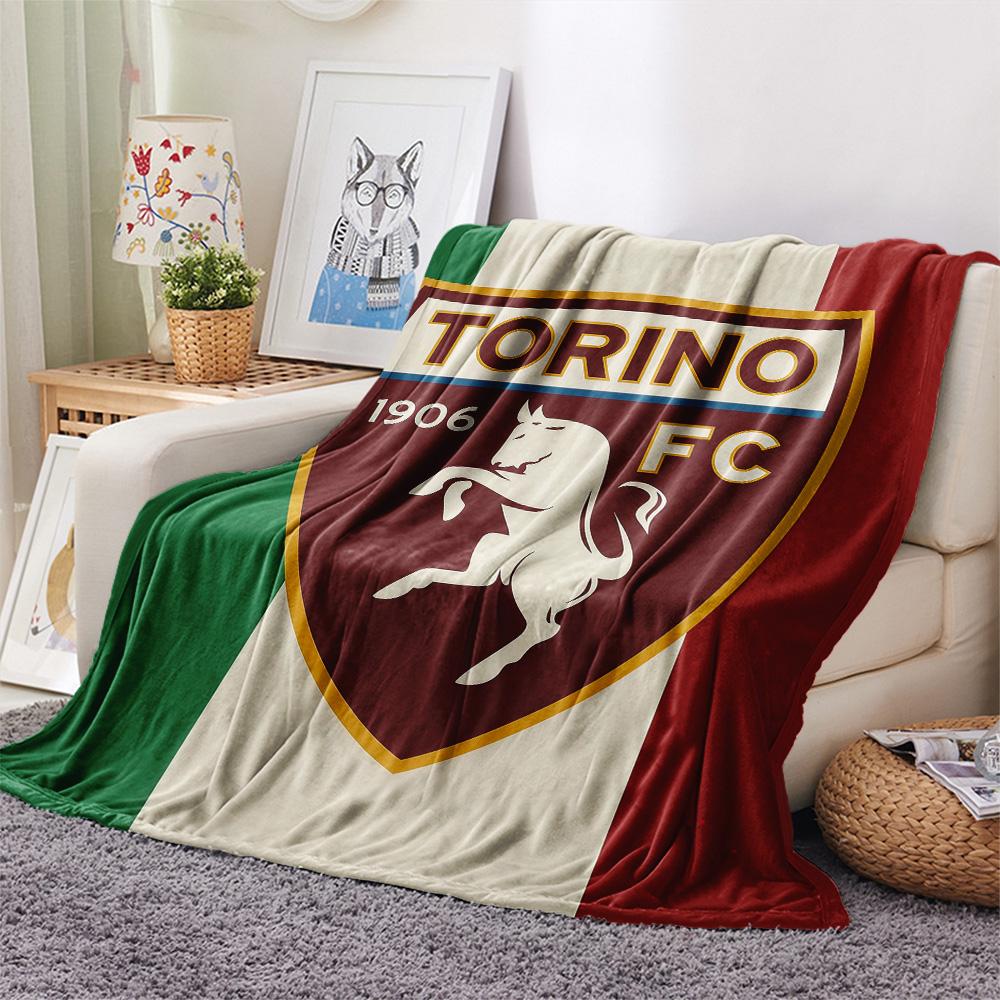 Torino Football Club2 Flannel Blanket, High Quality Comfortable for All Seasons, Home Decor, Warmth and Comfort
