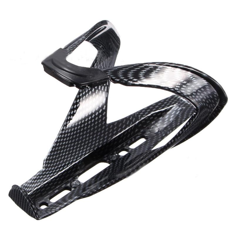 Black Imitation Carbon Fiber Bike Glass Water Bottle Holder MTB Cycling Road Bicycle Water Bottle Cages Bicyle Bike