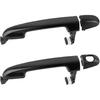 Front/Rear + Left/Right Outer Exterior Door Handle with Keyhole Exterior Door Handle Without Keyholes for Hyundai Elantra 2006 2007 2008 2009 2010