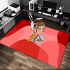 1pc Office Carpet, SL Benfica Chair Rug, Living Room Printed Area Rug, Home Chair Floor Mat