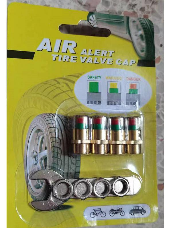 Universelle Reifendrucküberwachungs-Ventilkappe für Autos - Auslaufsicher, Staubdicht, Düse aus Aluminiumlegierung