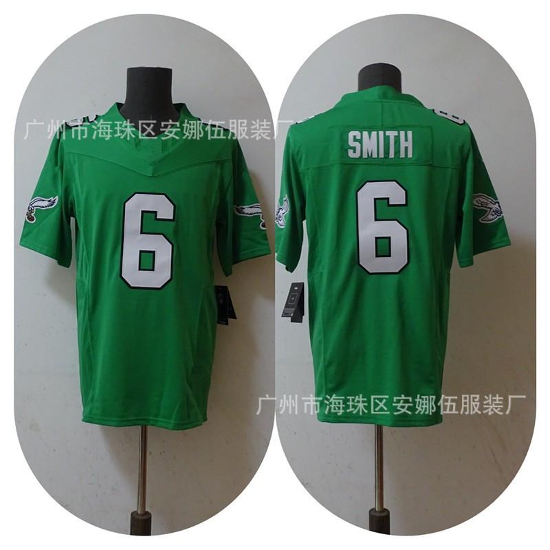 Philadelphia Eagles NFL Football Jersey T-Shirt Embroidered Cotton Sportswear Men Rugby Fan Apparel