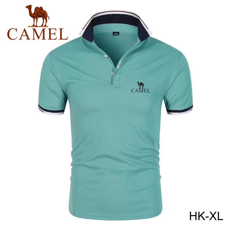 Новая мужская быстросохнущая рубашка-поло с вышивкой, весна-лето 2024, влагоотводящая и дышащая рубашка-поло L