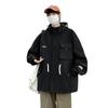 Tooling Jacket Men's Spring and Autumn New Loose Hooded Trendy Top Fat Fat Guy Large Size Coat