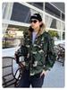 2025 Winter Men's Reversible Camouflage Streetwear Hooded Cotton Jacket