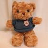 25cm Cute Wear Sweater Teddy Bear Plush Toys Adorable Stuffed Animal with Soft Twisted Teddy Bear Perfect Gift for Girls or Kids