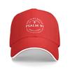 1Pc Adjustable Baseball Cap - Psalm 91 Scripture - Christian Religious Hat With, Adjustable Strap For Truck Drivers, Church, Eve