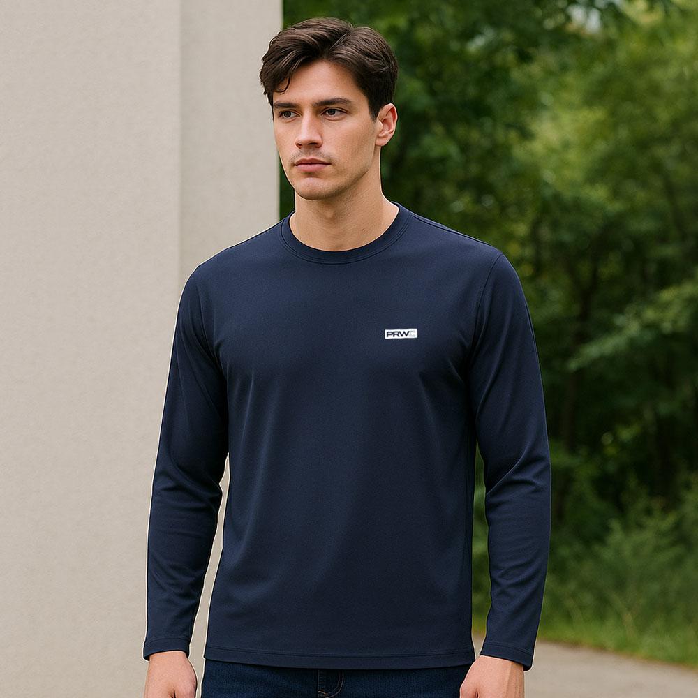 PROWORLDCUP Pwx S525-3501-03 Men'S Long Sleeve Round Neck Tee