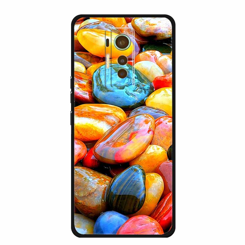 For Tecno Phantom X 2021 Case Animals TPU Silicone Soft Phone Cover Cases for PhantomX 2021 AC8 Protective Shockproof Wolf Shell