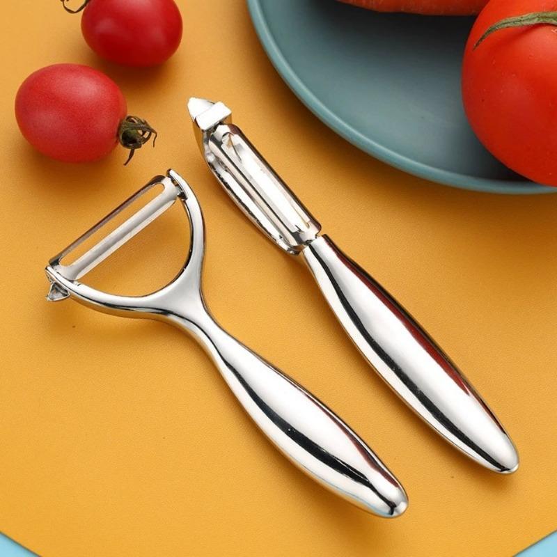 Stainless Steel Fruit Peeler Planer Household Peeler Apple Planer Artifact Potato Planer Kitchen Multi-function Knife