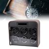 Watch Winder Quiet 6 Slot Watch Winder Box with   LED Colorful Light for Automatic Watches Mechanical Watches