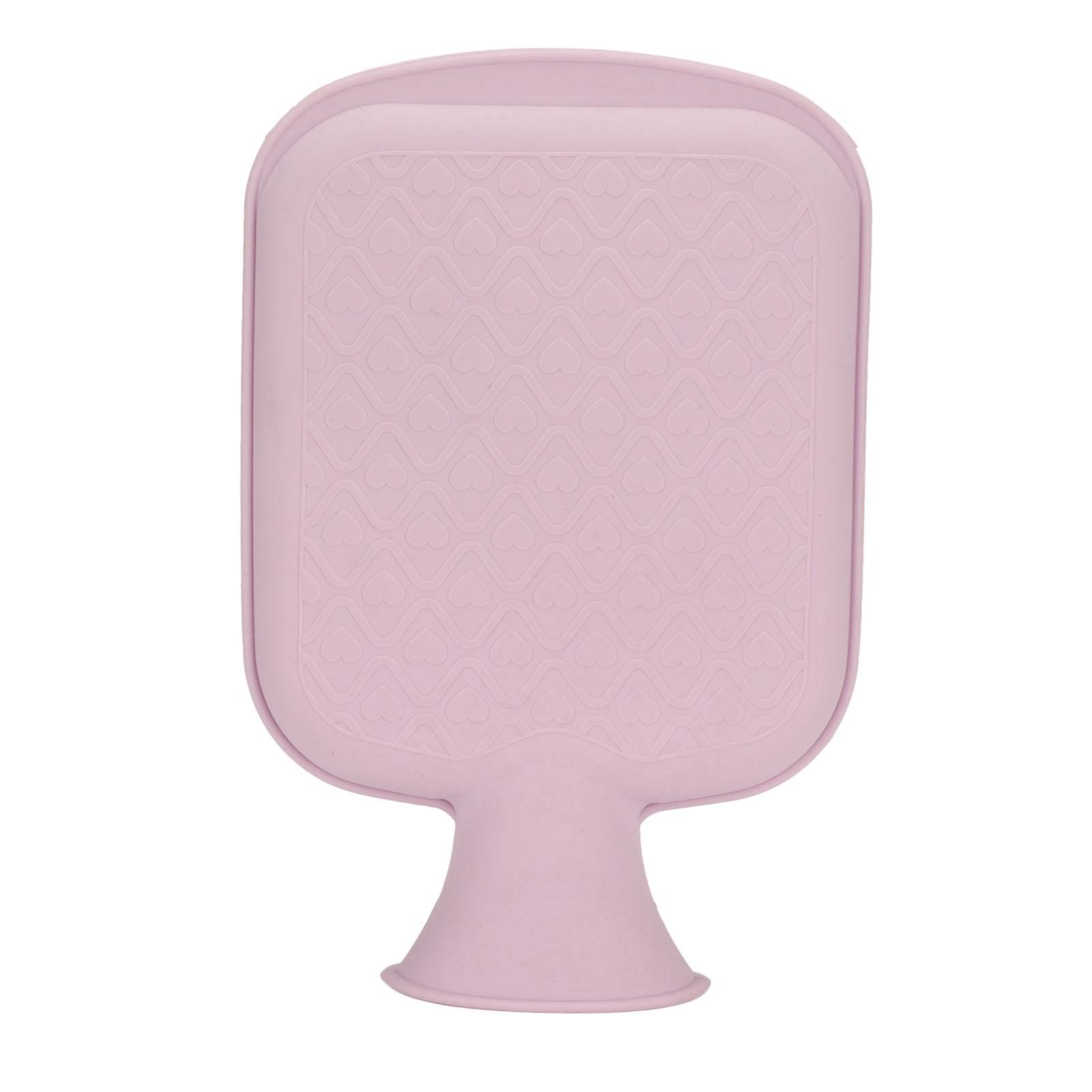 

Hot Water Bottle Cute Thick Soft Silicone Heating Hot Water Bag for Winter 800ml фиолетовый