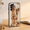 Retro Rust Design Phone Case Black Silicone Soft For Samsung S25,S24,S21,S22,S23,S30,Ultra,S20,Plus,Fe,Lite