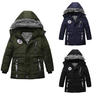 Mode Mantel Kinder Winter Jacke Mantel Jungen Jacke Warme Kapuze Kinder Kleidung