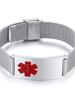 Medical ID Bracelets for Adults, Stainless Steel Bracelet,Waterproof Jewelry Gift
