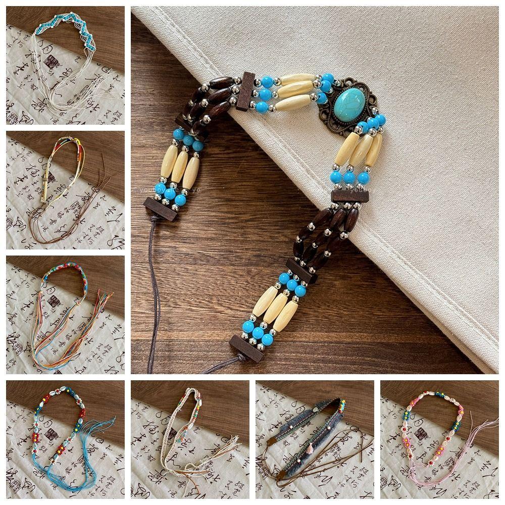 Butterfly Ethnic Style Belt Retro Women Woven Belt Vintage Bohemian Style Waist Chain  Female/Girls