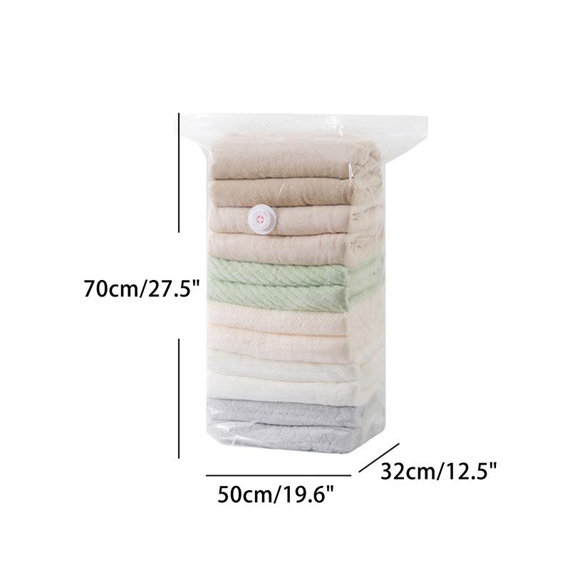 Vacuum Bags Large No Need Pump Plastic Storage Bags For Storing Clothes Blankets Compression Empty Bag Travel Accessories