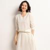 Korean Style Women's V-Neck Cashmere Pullover Sweater, 2023 New Loose Fit, Slimming & Flaw-Hiding Solid Color Knitwear