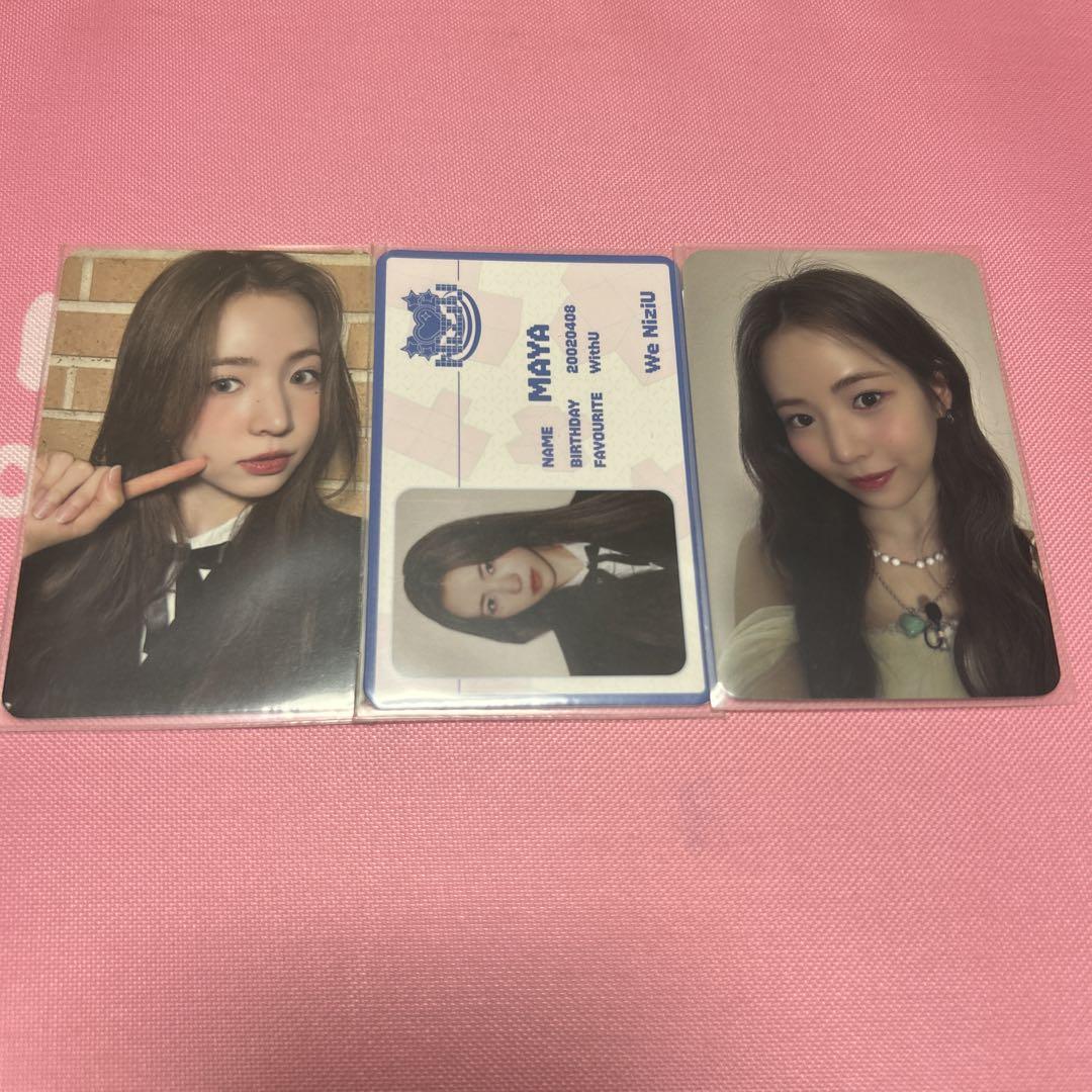 

[USED] NiziU Maya pressplay trading cards (3 cards)