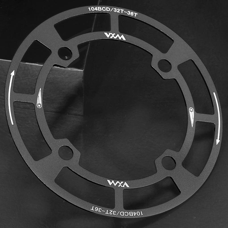104BCD Bicycle Crankset Protective Cover Impact Resistant Light Weight Fit 32-42T Sprocket for Mountain Biking