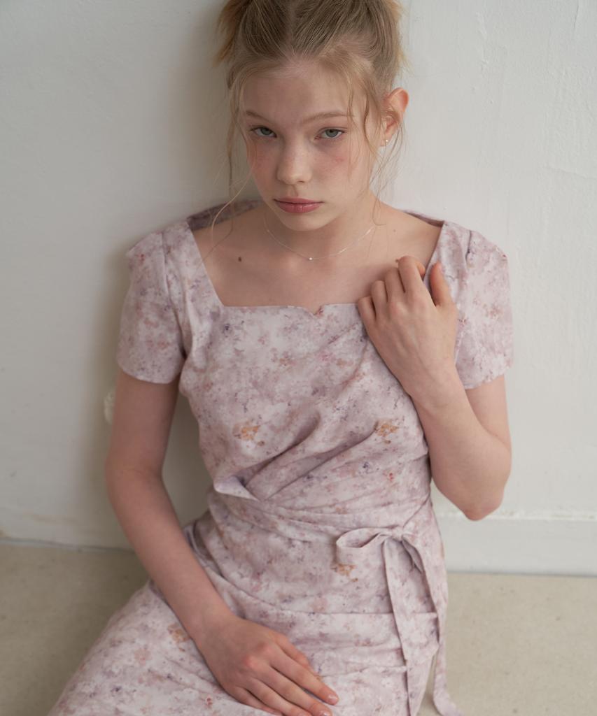 Peullobeu Flower Drawing Dress_F/Pk