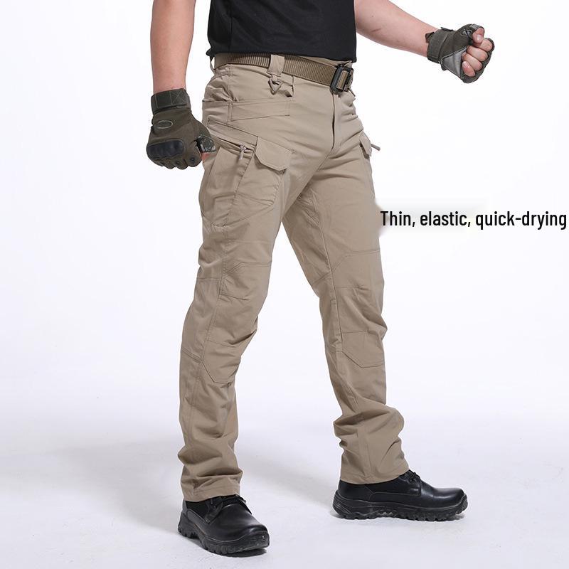 Quick-Dry Elastic Tactical Pants for Summer: Mountaineering, Training, & Work