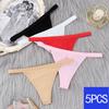 1/5PCS Beautiful Multiple Color Type Sexy Cotton Thong Panties for Lady Girl
