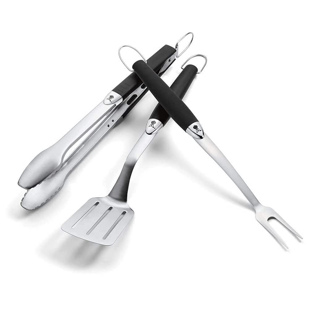 

Weber Barbecue Stove BBQ Grill Portable Tool Set Japanese Product 2 Year 6630 (3 Pieces) [Genuine Warranty]