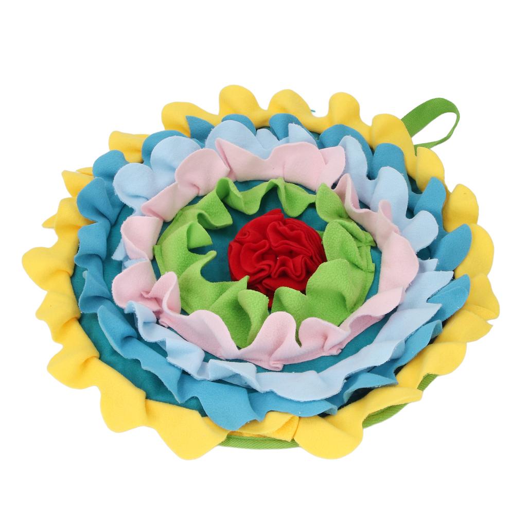Rabbit Snuffle Mat Polyester Pet Foraging Enrichment Toy Activity Play Bed for Hamster