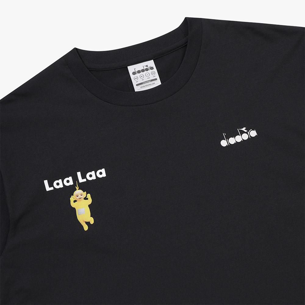 Diadora Teletubbies Quick-Dry Graphic Short Sleeve T-Shirt Black