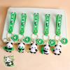 Novelty Creative Cute Panda Keychain Pendant  Funny Car Keyring Exquisite Kawaii Backpack Decoration Accessories Gifts