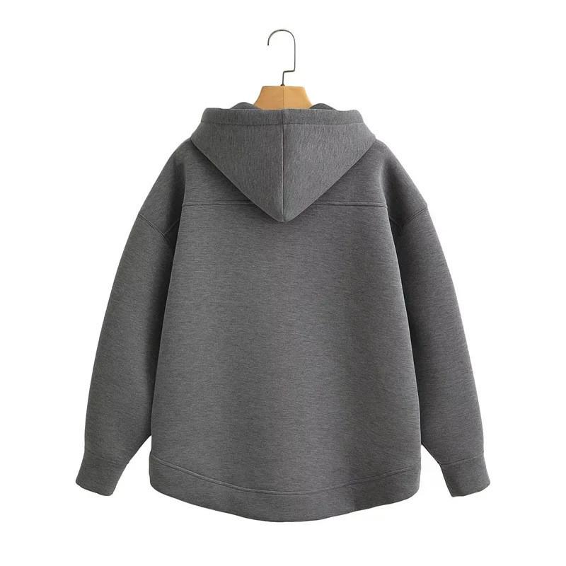 Vintage Snownel Hoodie With Zipper For Womens Streetwear And Casual Fashion